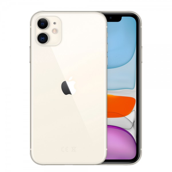 Apple iPhone 11 LZ/A2221 64GB 6.1" 12+12/12MP iOS - Blanco (Slim Box)