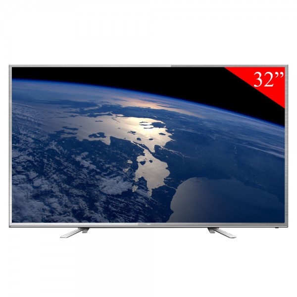 Smart TV LED de 32" JVC LT-32N750U Full HD con Wi-Fi/CrystalColor/Bivolt - Gris