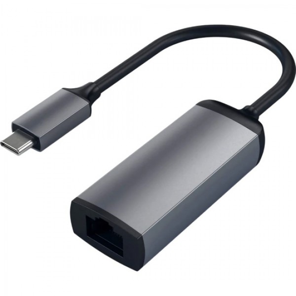 Adaptador USB-C a RJ45 Satechi ST-TCENM hasta 1000Mbps - Space Gray