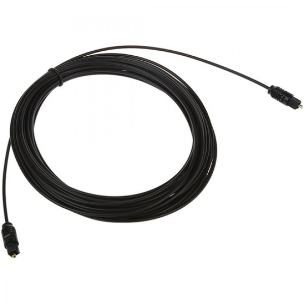 Cable de audio Optico Digital Toslink (10 Metros) - Negro